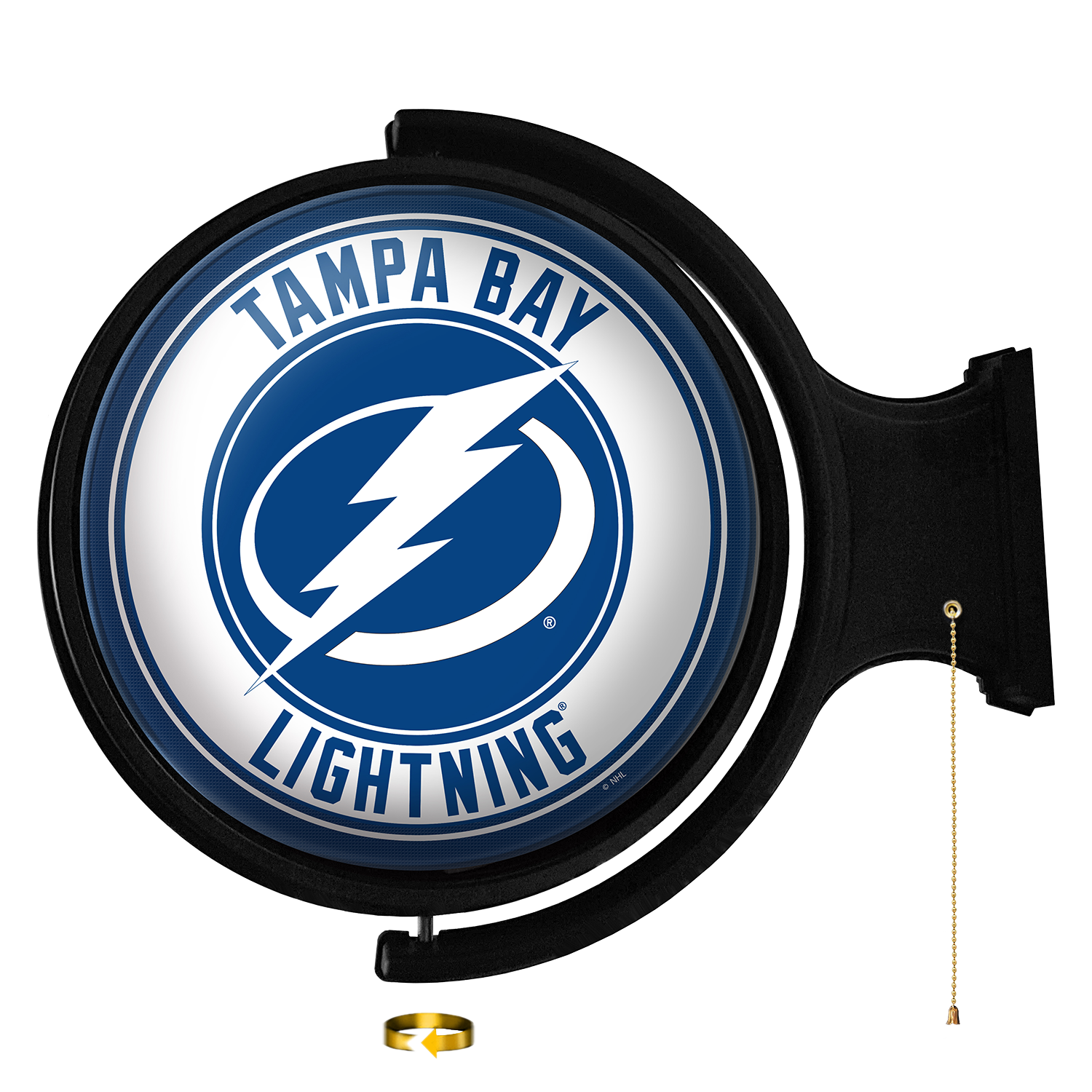 Tampa Bay Lightning Round Rotating Wall Sign
