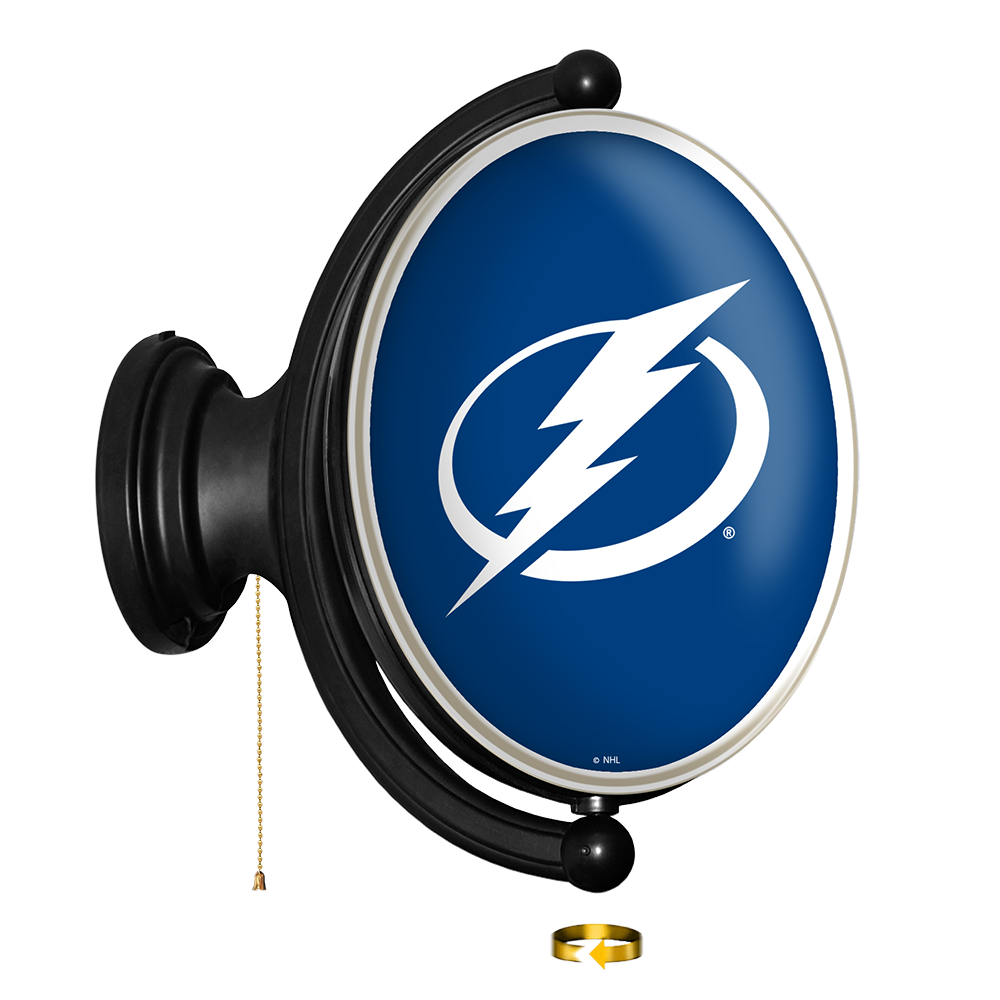 Tampa Bay Lightning Oval Rotating Wall Sign