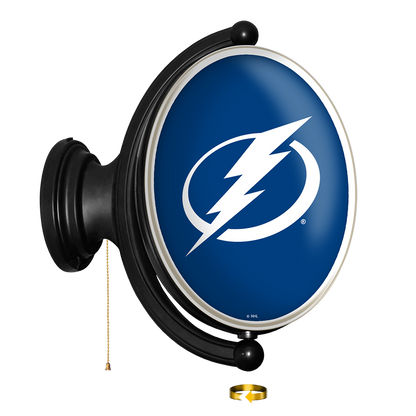 Tampa Bay Lightning Oval Rotating Wall Sign