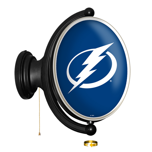 Tampa Bay Lightning Oval Rotating Wall Sign