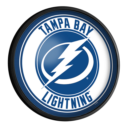 Tampa Bay Lightning Slimline Round Lighted Wall Sign