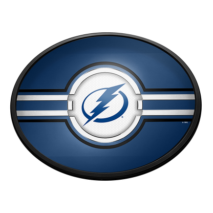 Tampa Bay Lightning Slimline Oval Lighted Wall Sign