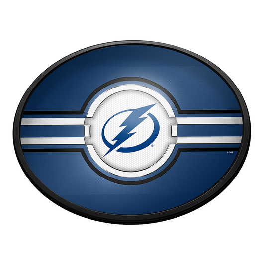 Tampa Bay Lightning Slimline Oval Lighted Wall Sign