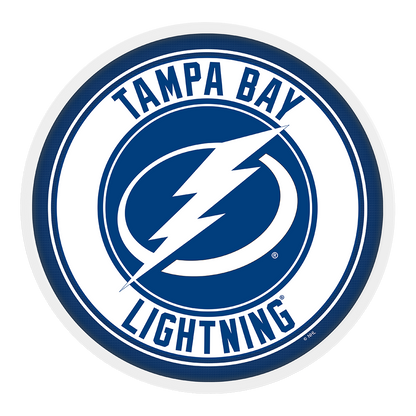 Tampa Bay Lightning Modern Disc Wall Sign