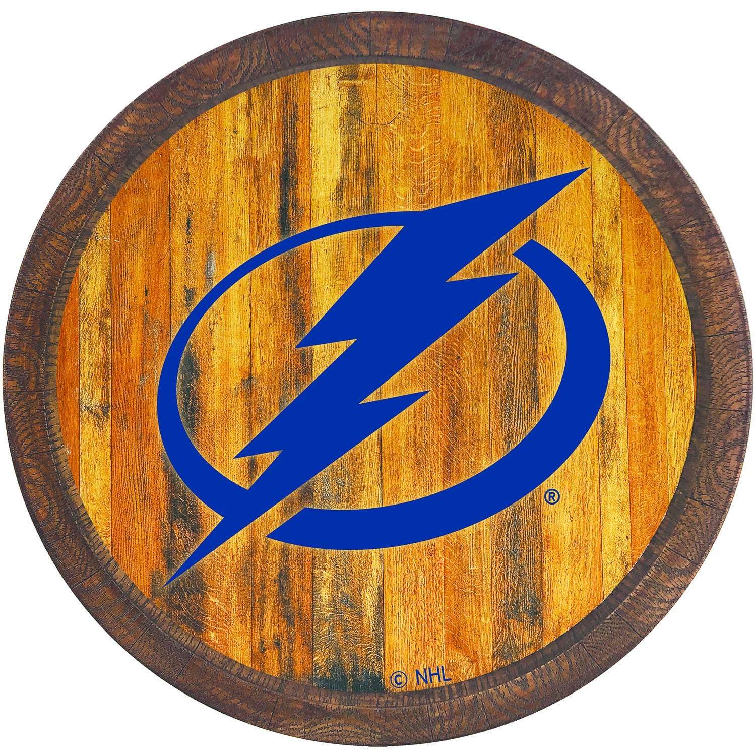 Tampa Bay Lightning Barrel Top Sign