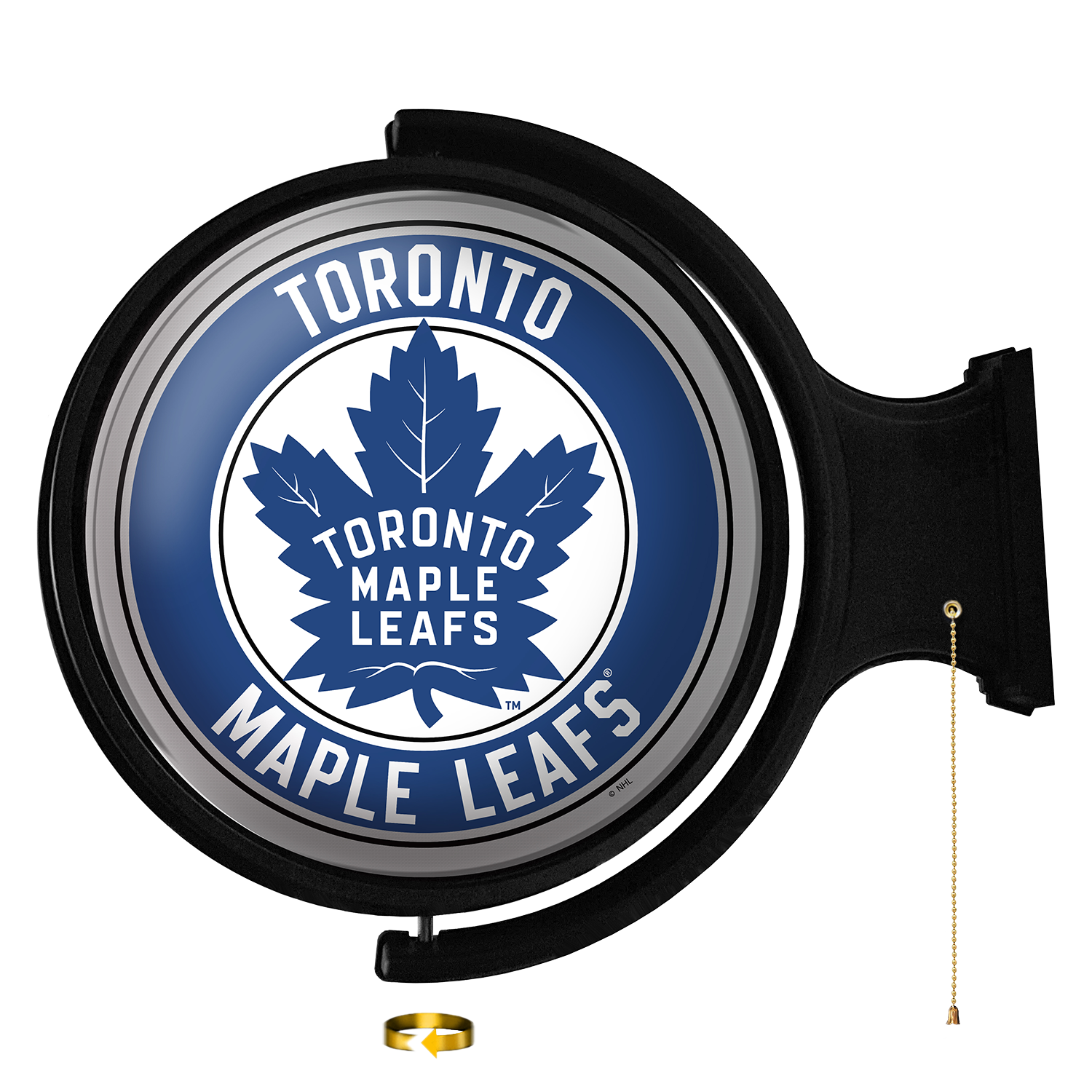 Toronto Maple Leafs Round Rotating Wall Sign