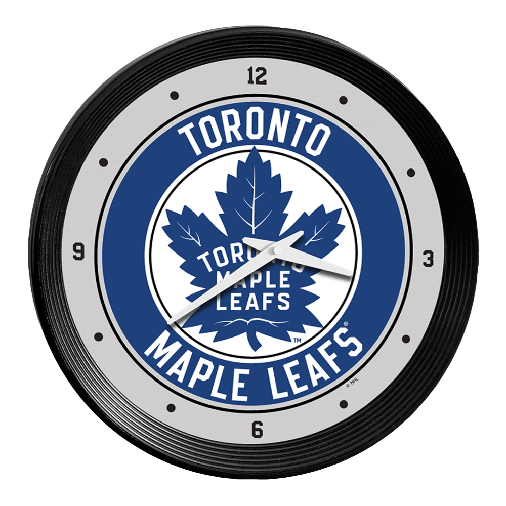 Toronto Maple Leafs Ribbed Wall Clock
