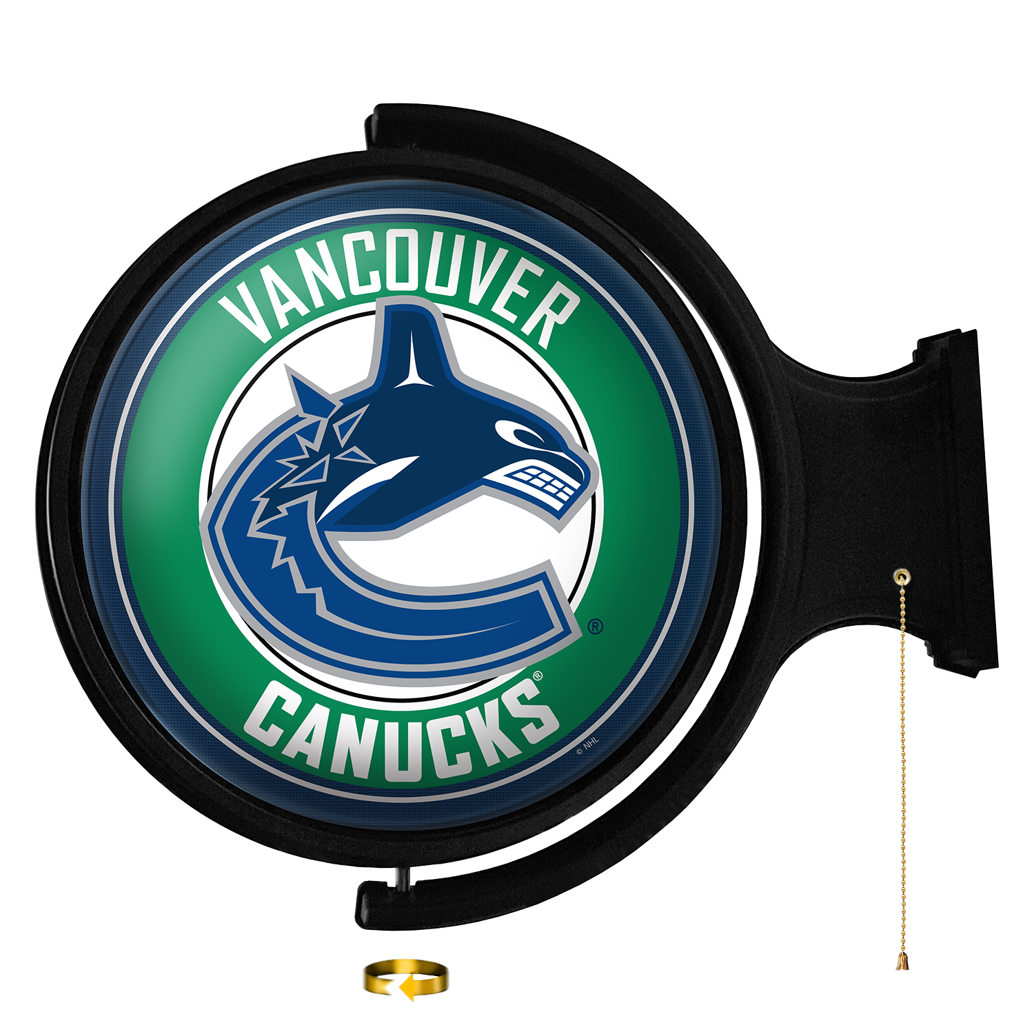 Vancouver Canucks Round Rotating Wall Sign