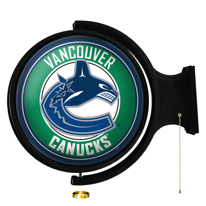 Vancouver Canucks Round Rotating Wall Sign