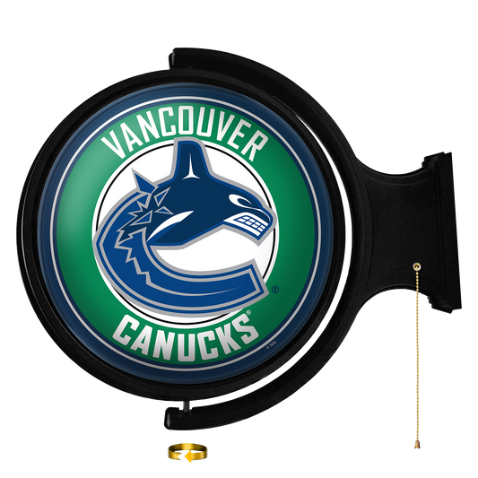 Vancouver Canucks Round Rotating Wall Sign