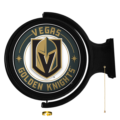 Vegas Golden Knights Round Rotating Wall Sign