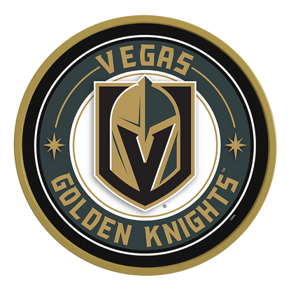 Vegas Golden Knights Modern Disc Wall Sign