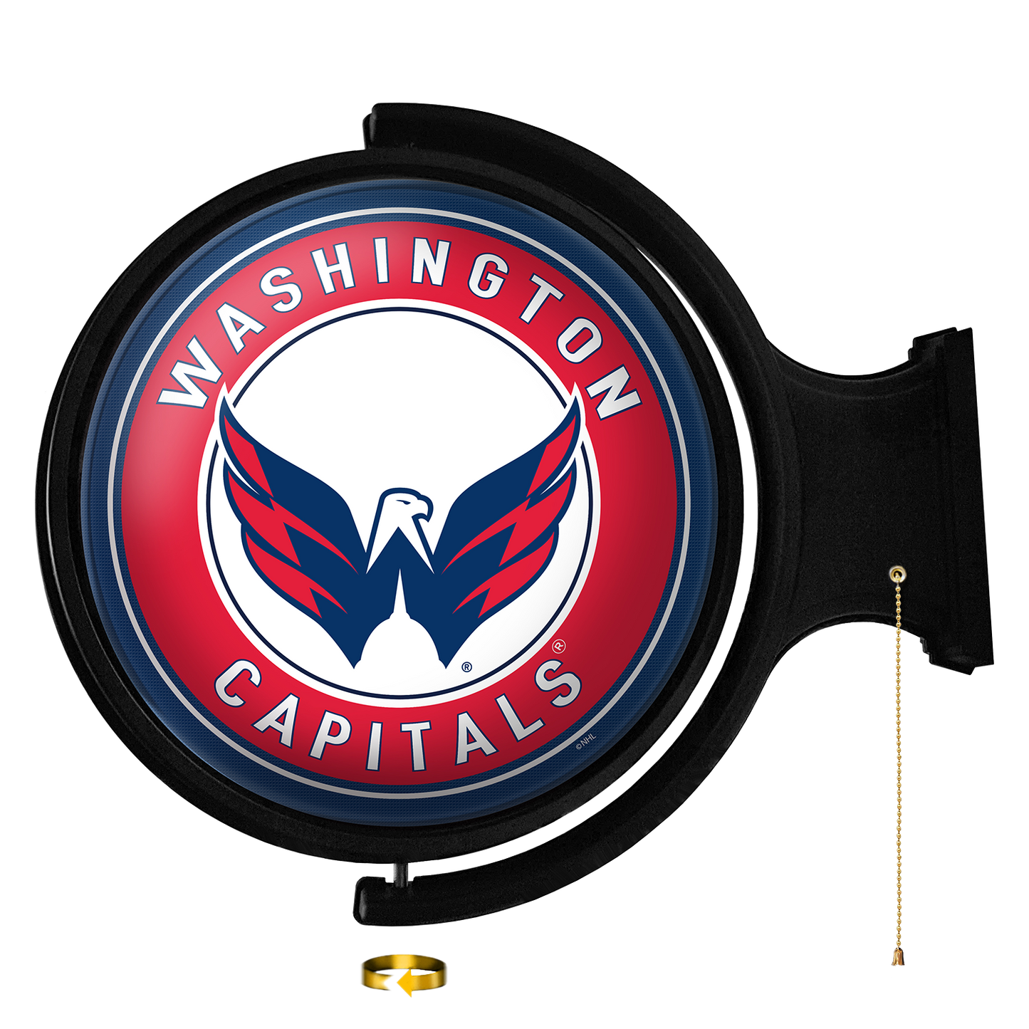 Washington Capitals Round Rotating Wall Sign