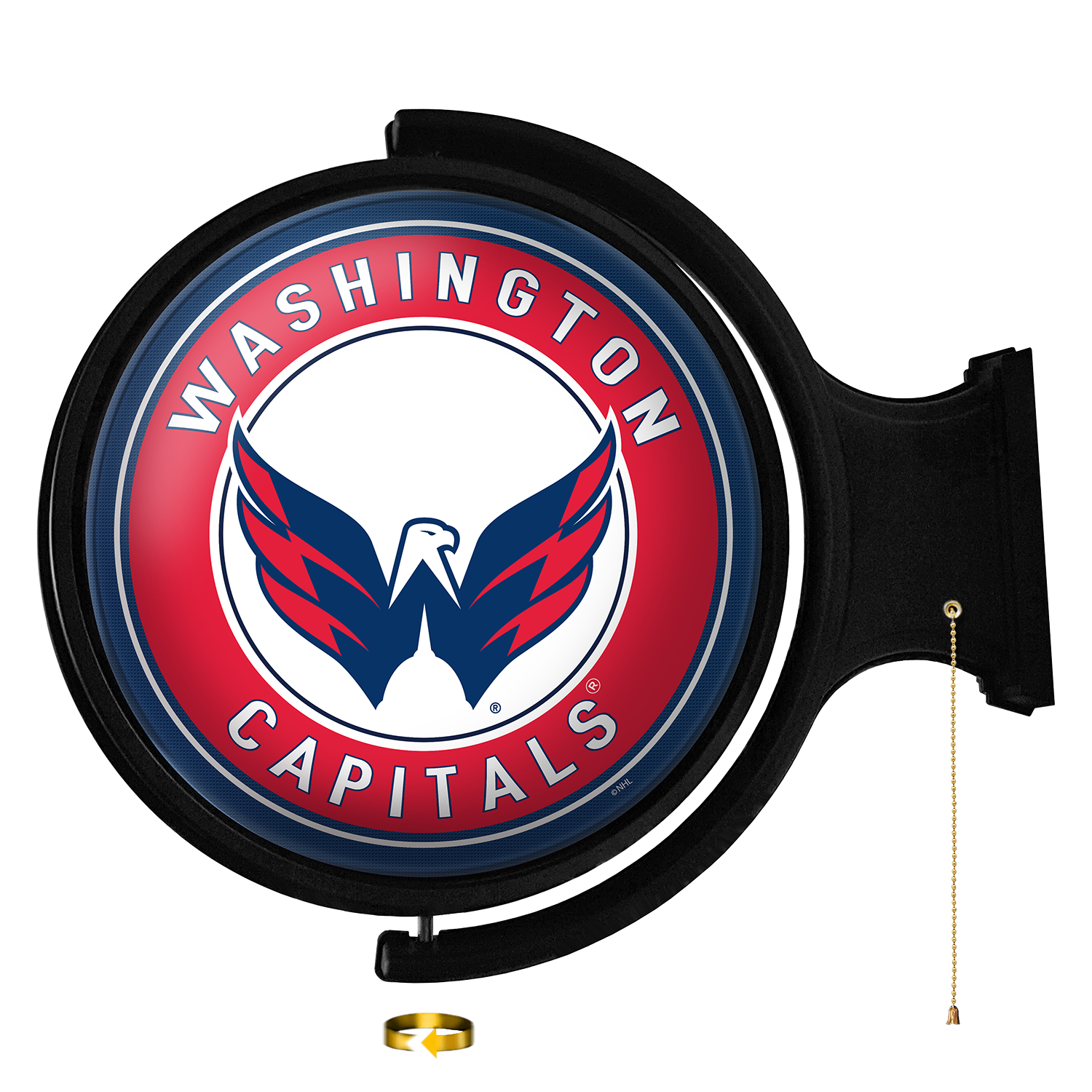 Washington Capitals Round Rotating Wall Sign