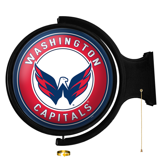 Washington Capitals Round Rotating Wall Sign