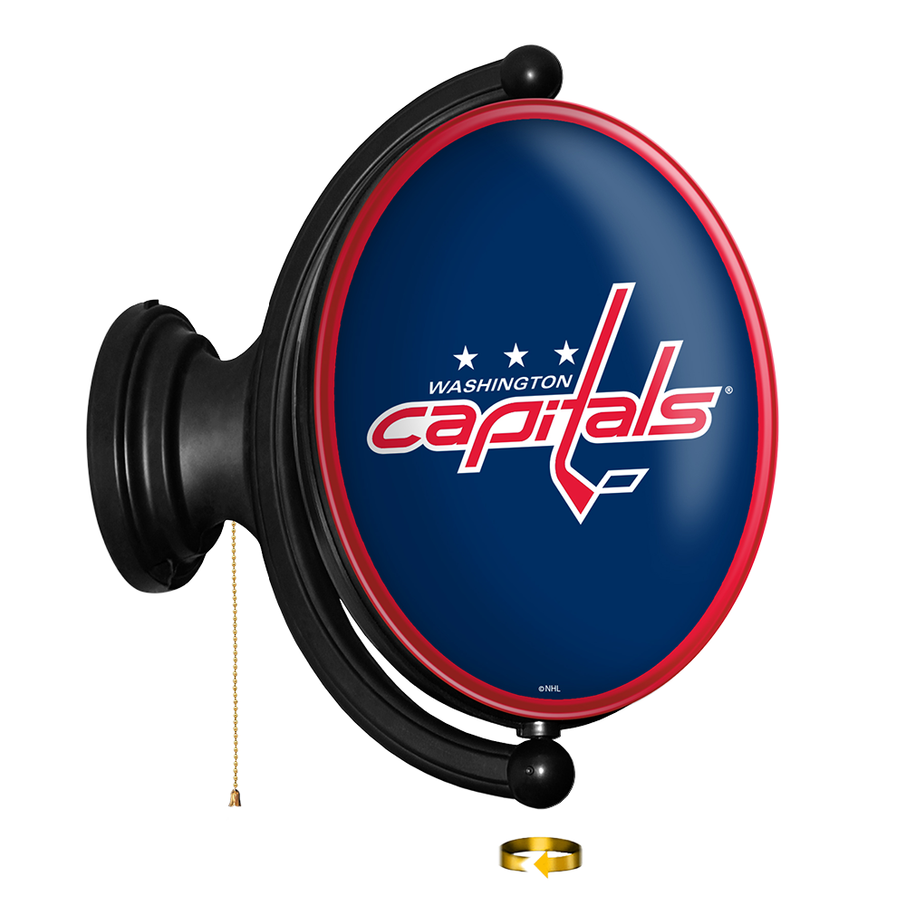 Washington Capitals Oval Rotating Wall Sign