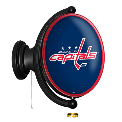 Washington Capitals Oval Rotating Wall Sign