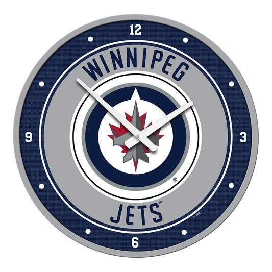 Winnipeg Jets Round Wall Clock