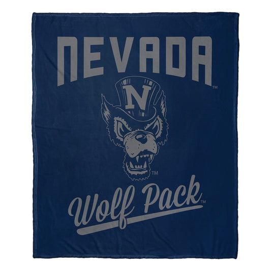 Nevada Wolfpack official silk touch throw blanket