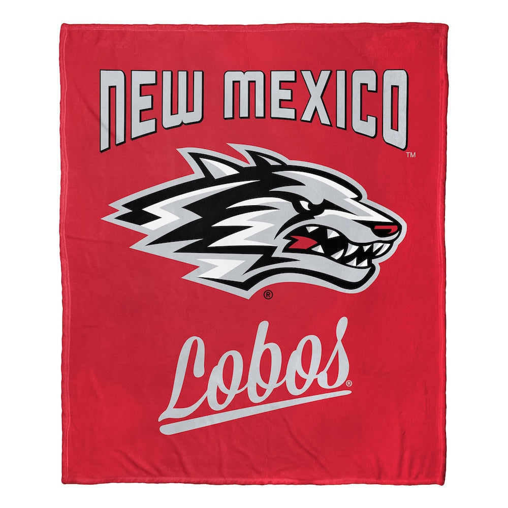 New Mexico Lobos official silk touch throw blanket
