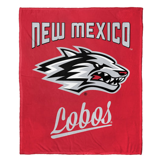 New Mexico Lobos official silk touch throw blanket