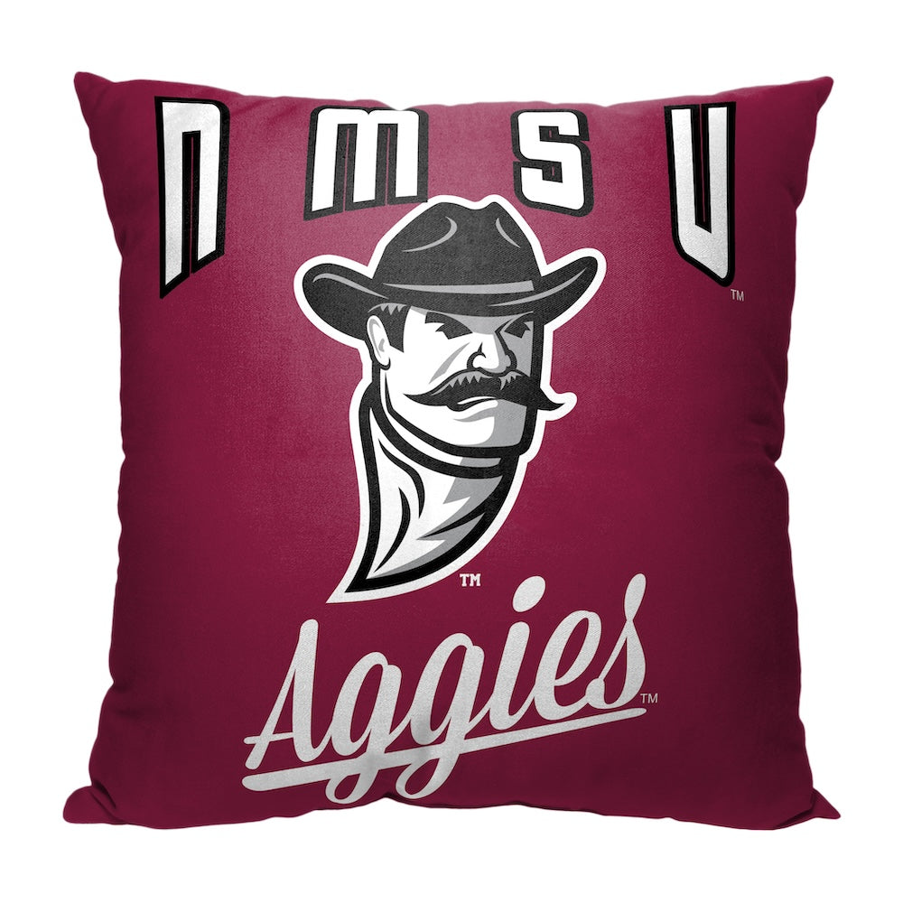 New Mexico State Aggies OFFICIAL throw pillow