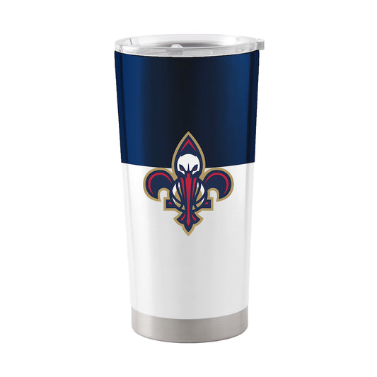New Orleans Pelicans 20 oz color block travel tumbler