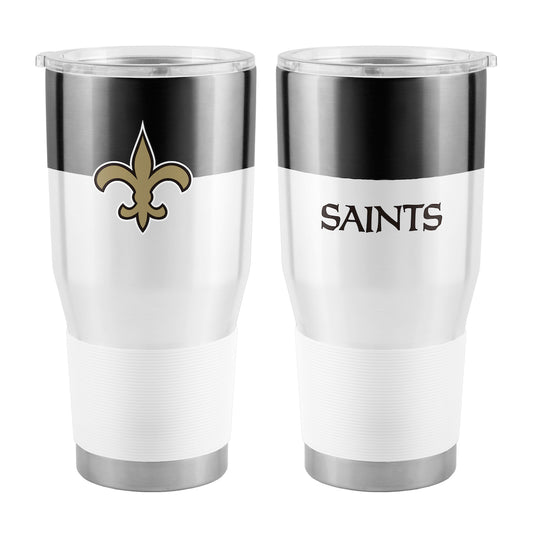 New Orleans Saints 30 oz color block travel tumbler