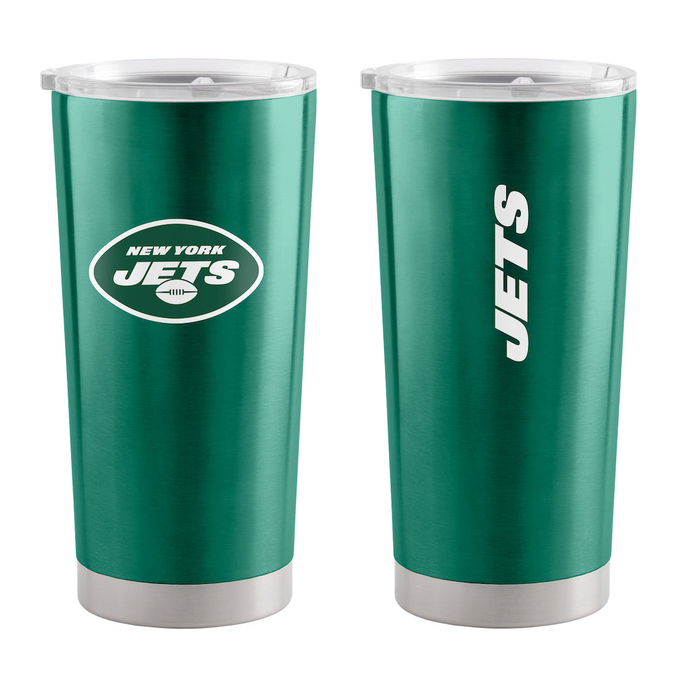 New York Jets 20 oz stainless steel travel tumbler