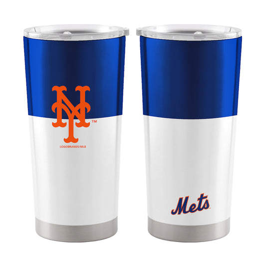 New York Mets 20 oz color block travel tumbler