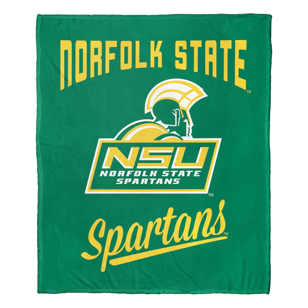 Norfolk State Spartans official silk touch throw blanket