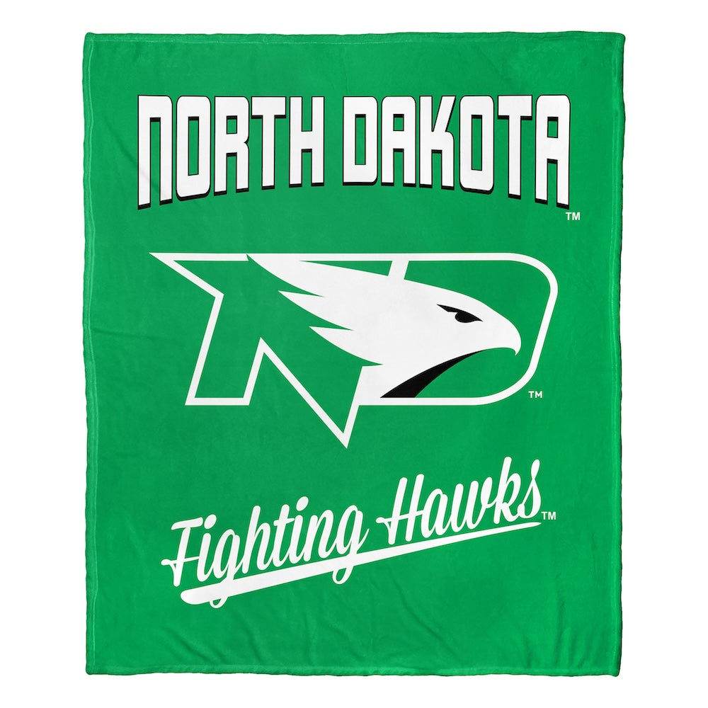 North Dakota Fighting Hawks official silk touch throw blanket