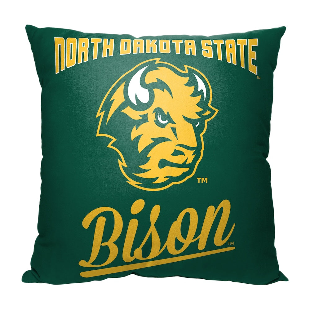 North Dakota State Bison OFFICIAL throw pillow