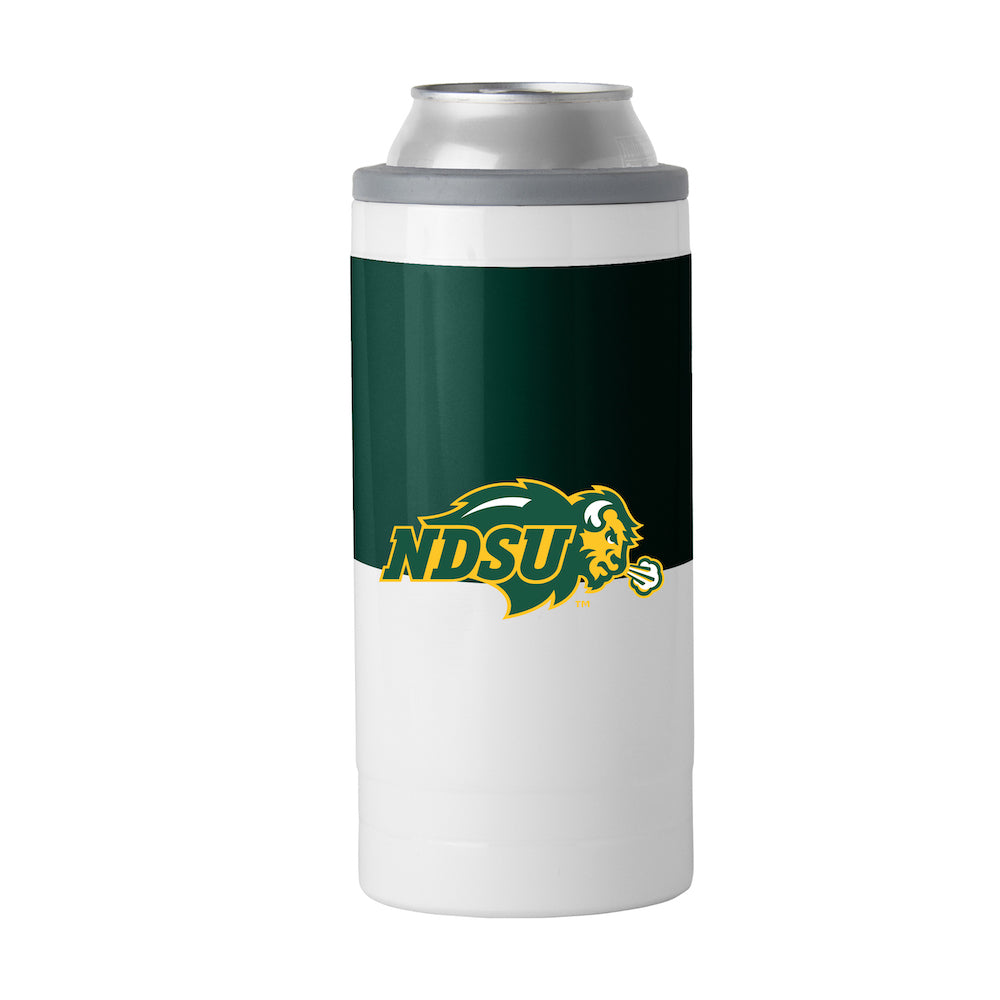 North Dakota State Bison colorblock slim can coolie