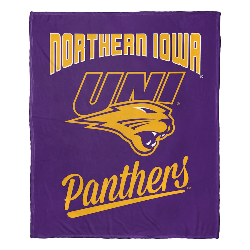 Northern Iowa Panthers official silk touch throw blanket