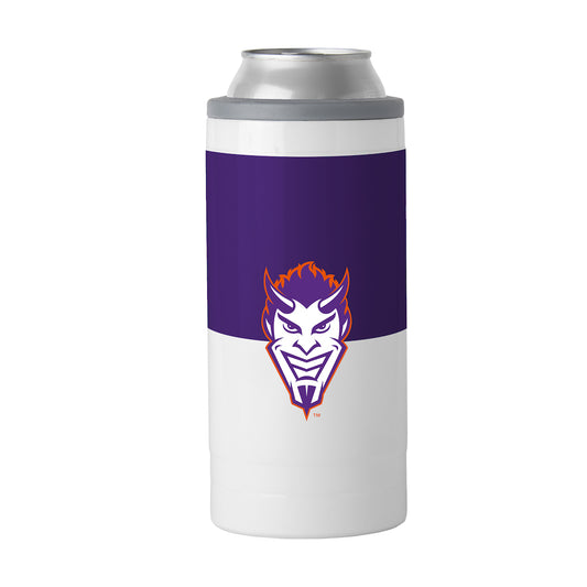 Northwestern State Demons colorblock slim can coolie