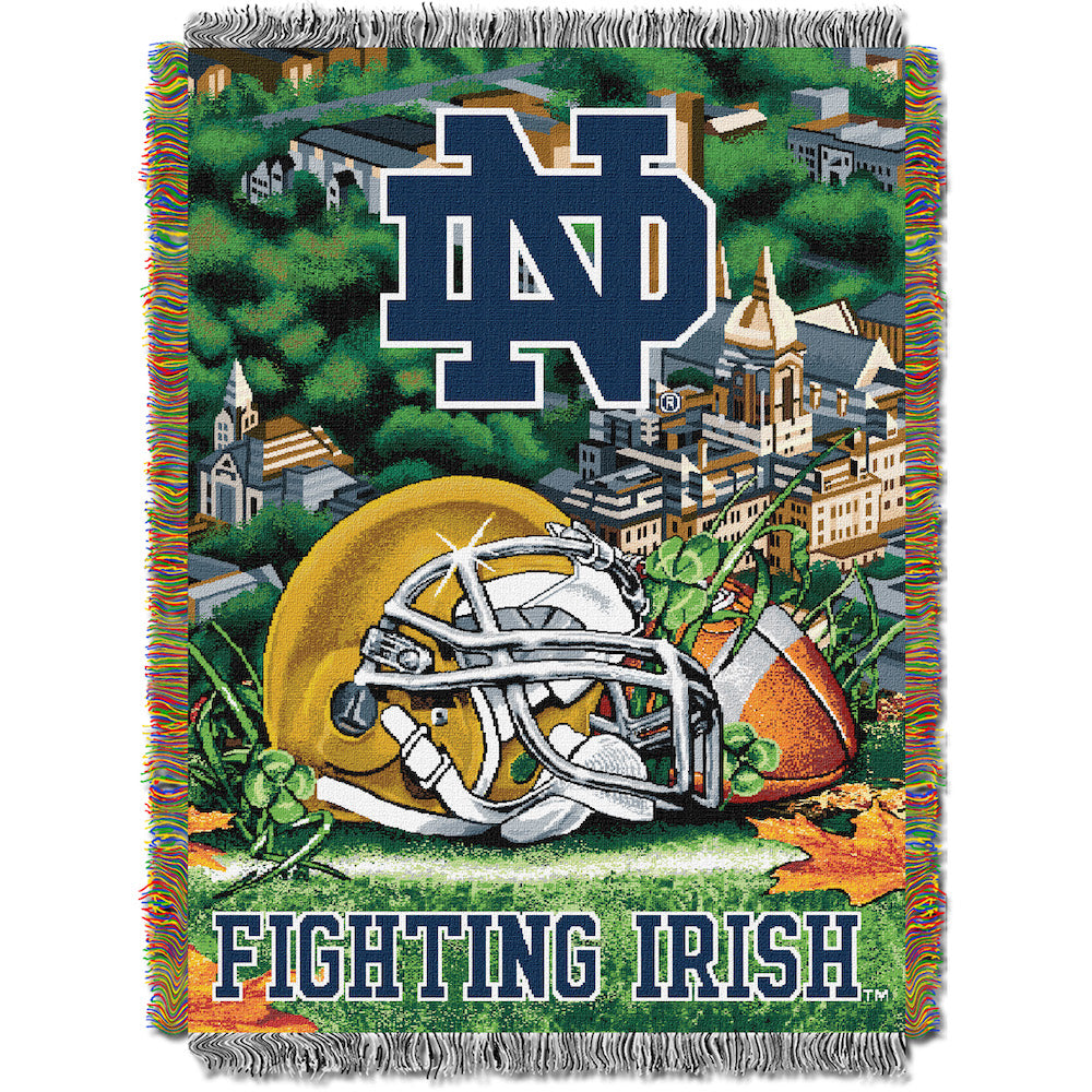 Notre Dame Fighting Irish woven home field tapestry