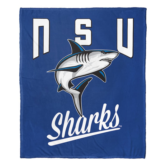 Nova Southeastern Sharks official silk touch throw blanket