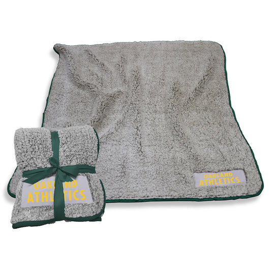 Oakland A's Frosty Fleece blanket