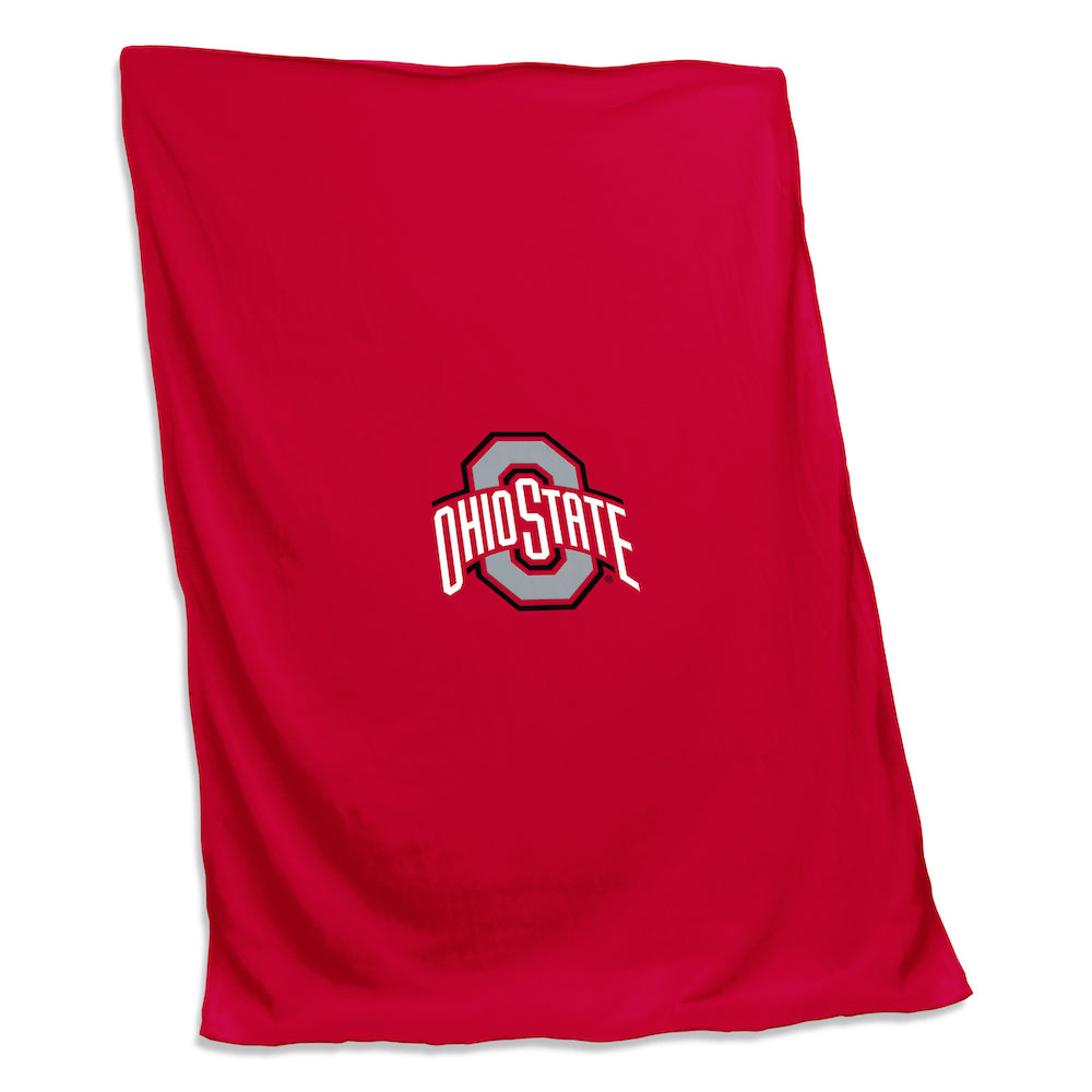 Ohio State Buckeyes Sweatshirt Blanket