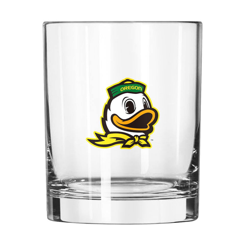Oregon Ducks Rocks Glass