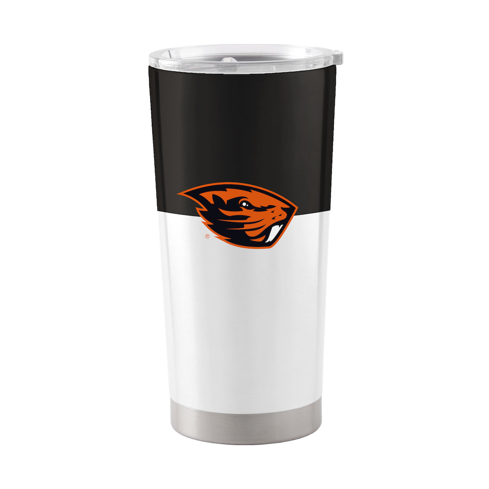 Oregon State Beavers 20 oz color block travel tumbler