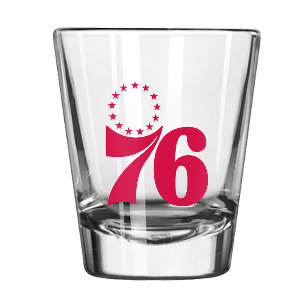 Philadelphia 76ers shot glass