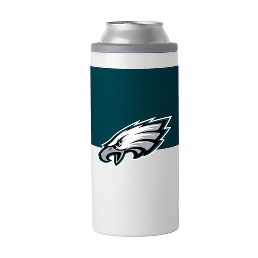 Philadelphia Eagles colorblock slim can coolie
