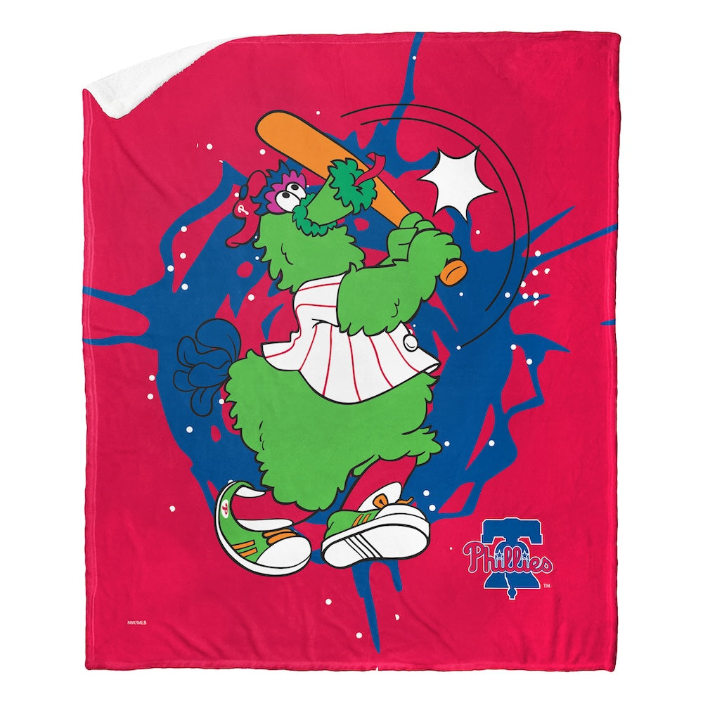 Philadelphia Phillies MASCOT Sherpa Blanket