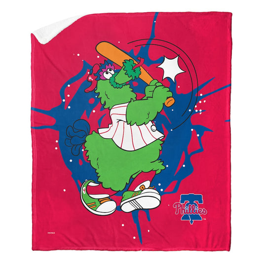 Philadelphia Phillies MASCOT Sherpa Blanket