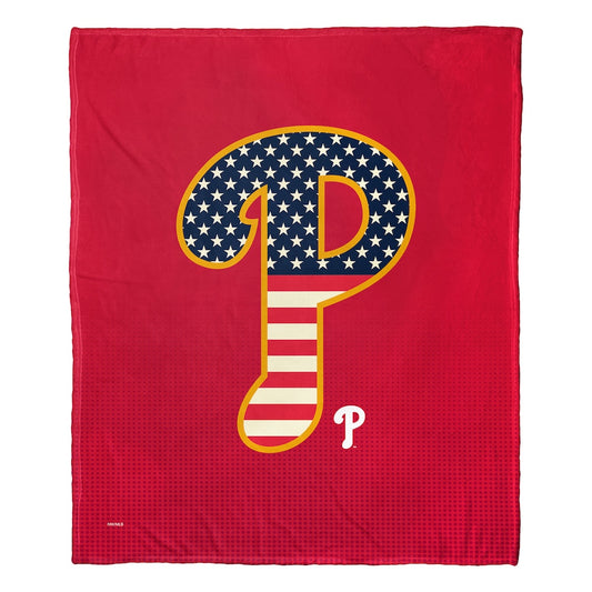 Philadelphia Phillies CELEBRATE silk touch throw blanket