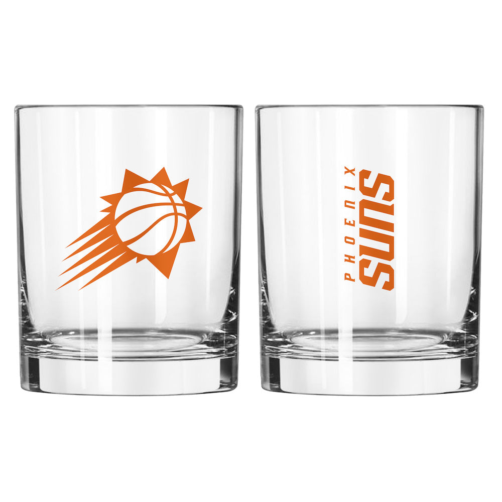 Phoenix Suns Rocks Glass