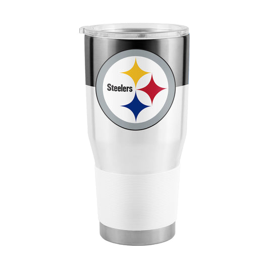 Pittsburgh Steelers 30 oz color block travel tumbler