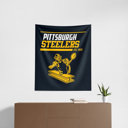 Pittsburgh Steelers Premium Throwback Wall Hanging